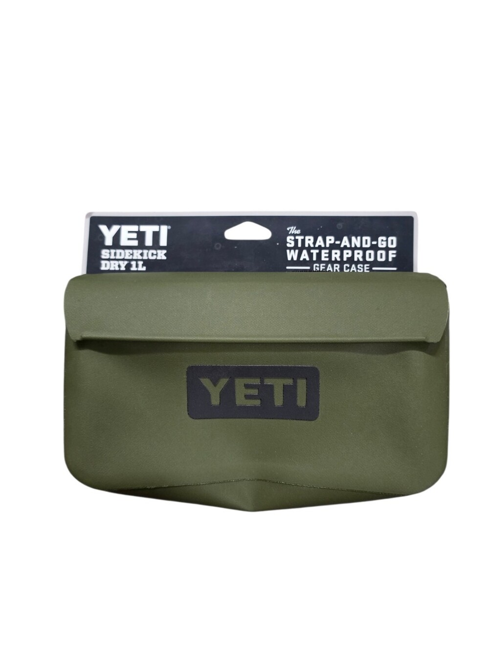 New with Tags YETI Sidekick Dry 1L Waterproof Gear Case - Olive Green